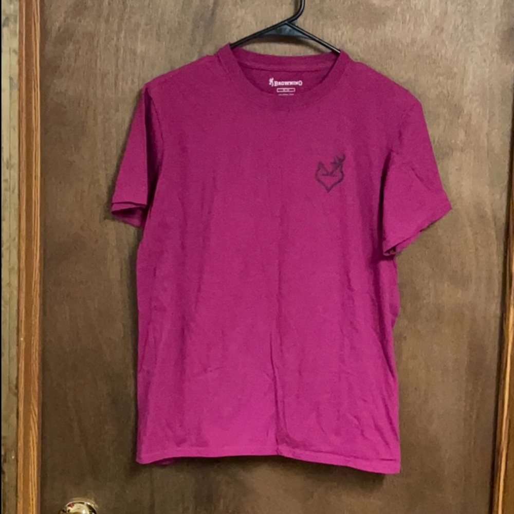 Browning Short Sleeve Shirt Medium - Picture 3 of 4